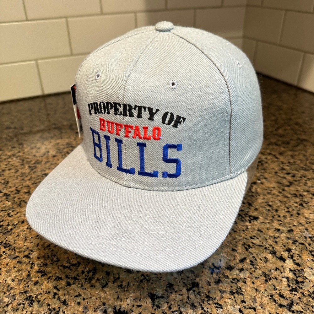 Vtg 90s Buffalo Bills New Era Pro Model Hat Wool Snapback Made in USA Deadstock
